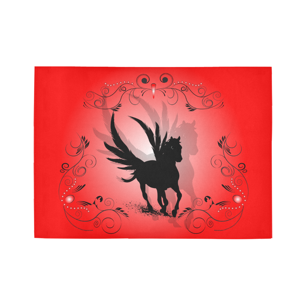 Pegasus silhouette Area Rug7'x5'