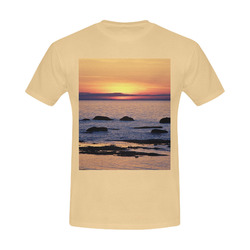 Summer's Glow Men's Slim Fit T-shirt (Model T13)