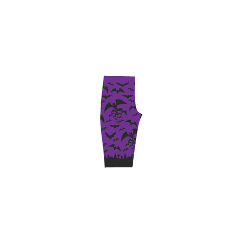 Purple Bats Hestia Cropped Leggings (Model L03)