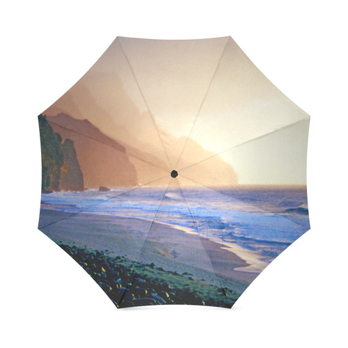 Tropical Sunset Kalalau Foldable Umbrella (Model U01)