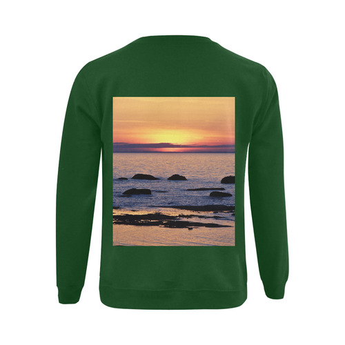 Summer's Glow Gildan Crewneck Sweatshirt(NEW) (Model H01)