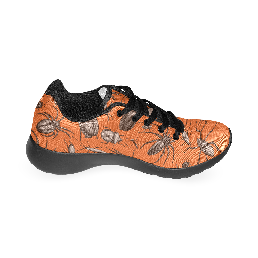 beetles spiders creepy crawlers insects halloween Women’s Running Shoes (Model 020)