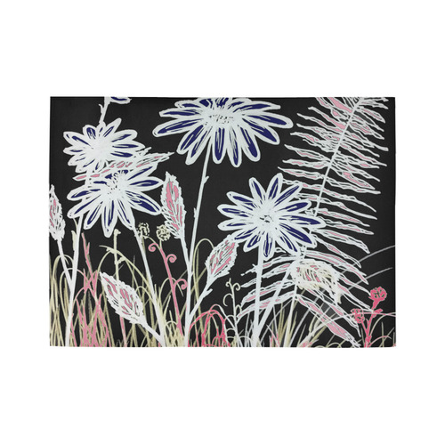 Midnight Daisy 2 Area Rug7'x5'