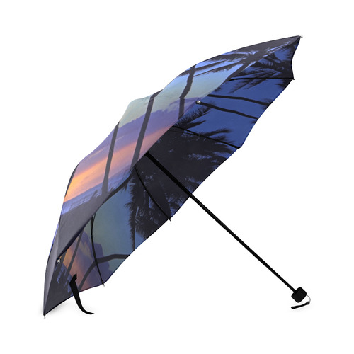 Waikiki Hawaii Sunset Foldable Umbrella (Model U01)