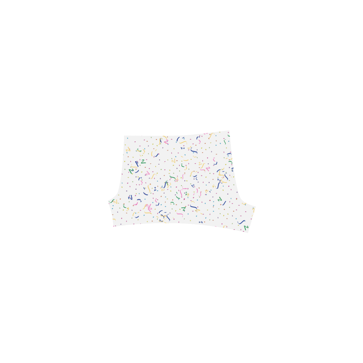 Confetti and  Party Streamers Briseis Skinny Shorts (Model L04)