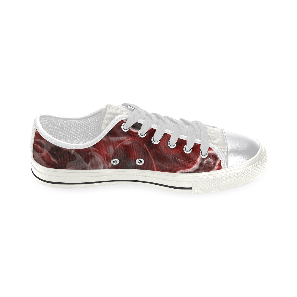 smoky whisper 03A Canvas Women's Shoes/Large Size (Model 018)