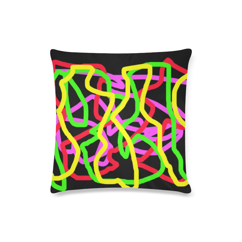 Pop Art Custom Zippered Pillow Case 16"x16"(Twin Sides)