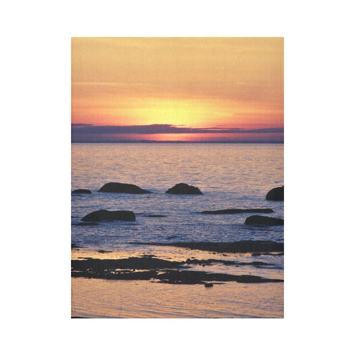 Summer's Glow Cotton Linen Wall Tapestry 60"x 80"