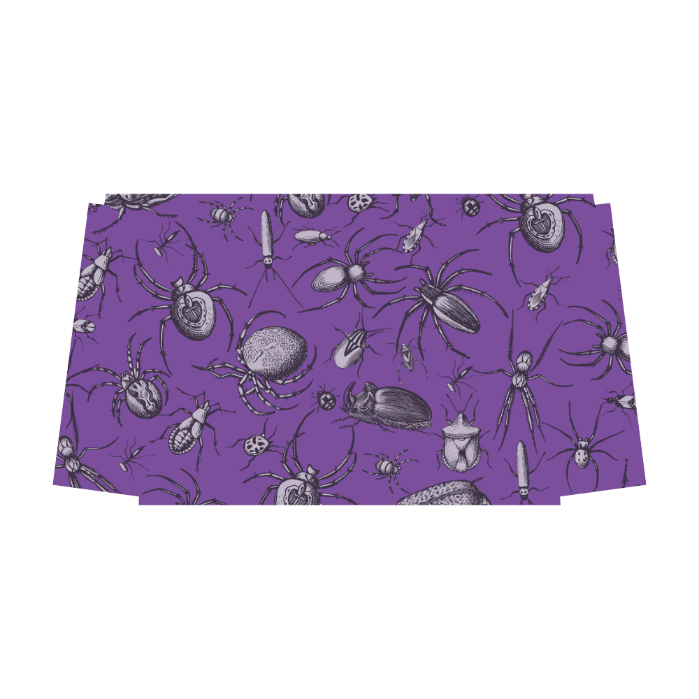 spiders creepy crawlers bugs purple halloween Classic Travel Bag (Model 1643) Remake
