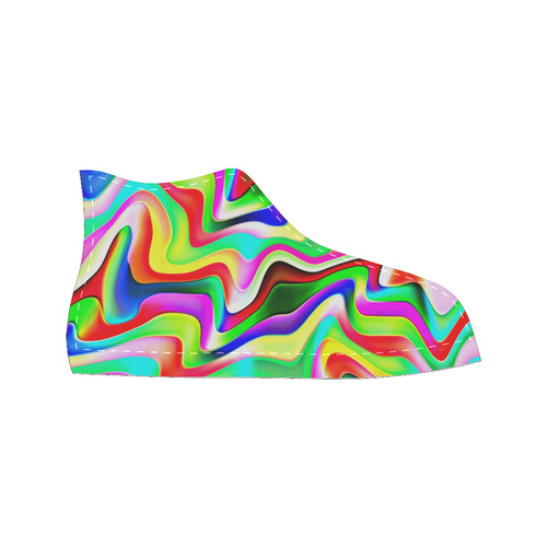 Irritation Colorful Dream Women's Classic High Top Canvas Shoes (Model 017)