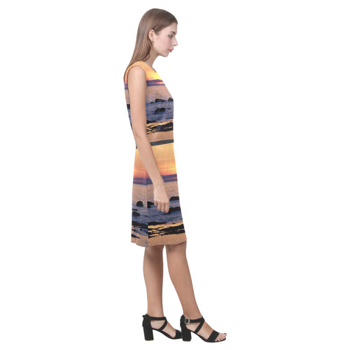 Summer's Glow Eos Women's Sleeveless Dress (Model D01)