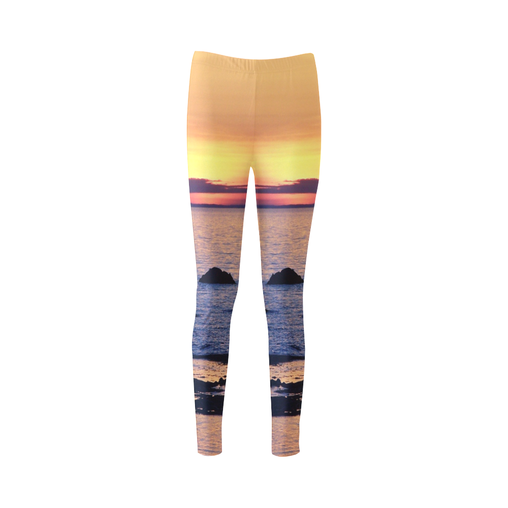 Summer's Glow Cassandra Women's Leggings (Model L01)