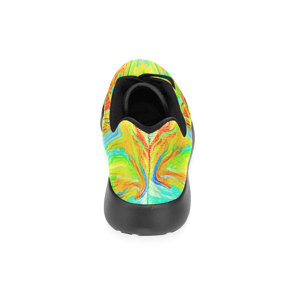 Multicolor Abtract Figure Women’s Running Shoes (Model 020)