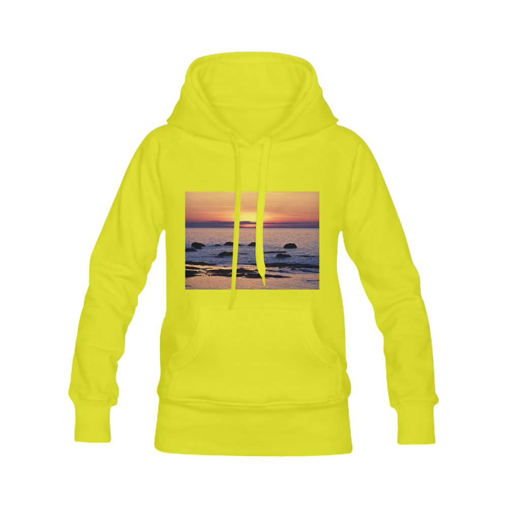 Summer's Glow Women's Classic Hoodies (Model H07)