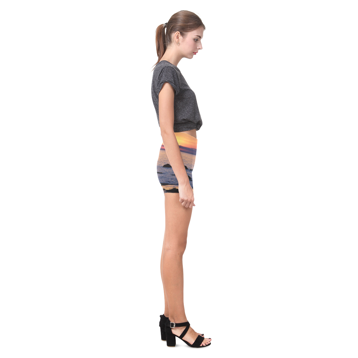 Summer's Glow Briseis Skinny Shorts (Model L04)