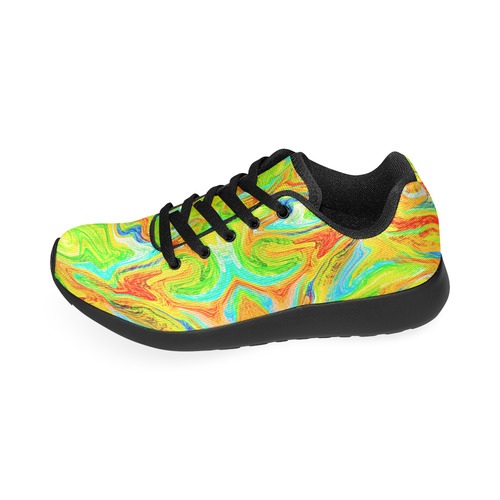 Multicolor Abtract Figure Women’s Running Shoes (Model 020)