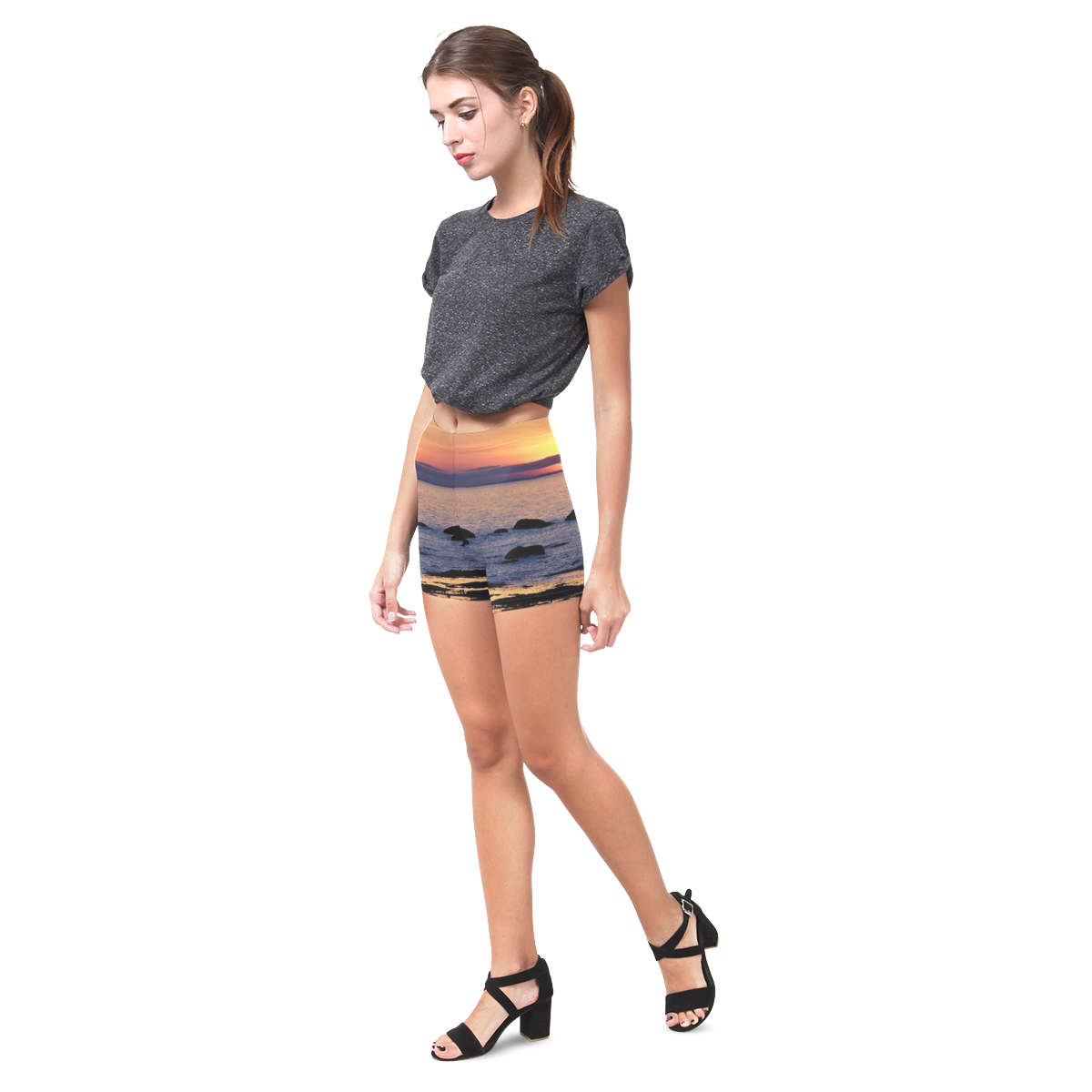 Summer's Glow Briseis Skinny Shorts (Model L04)