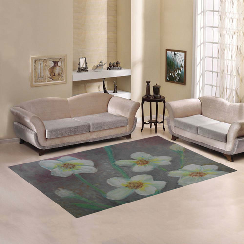 Patel Magnolia Blooms Area Rug7'x5'