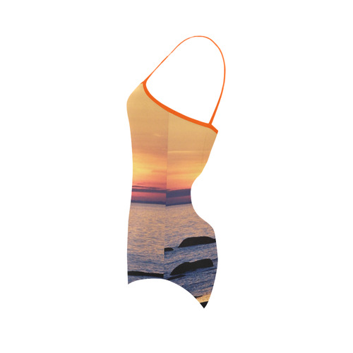 Summer's Glow Strap Swimsuit ( Model S05)