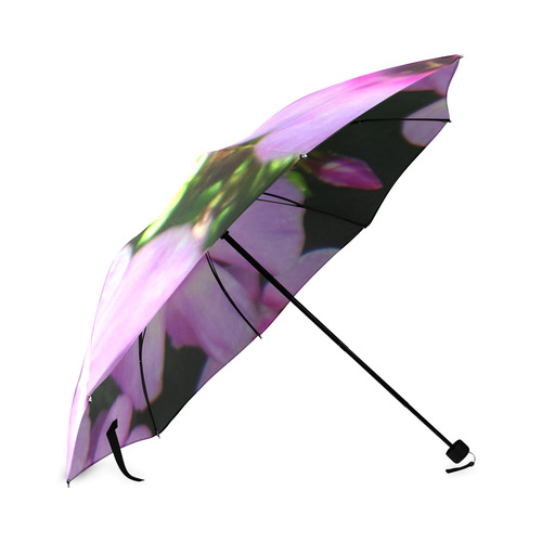 Fuschia Flowers Foldable Umbrella (Model U01)