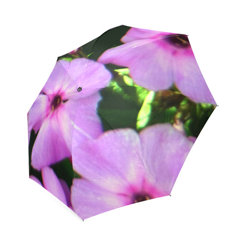 Fuschia Flowers Foldable Umbrella (Model U01)