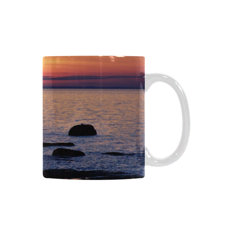 Summer's Glow White Mug(11OZ)