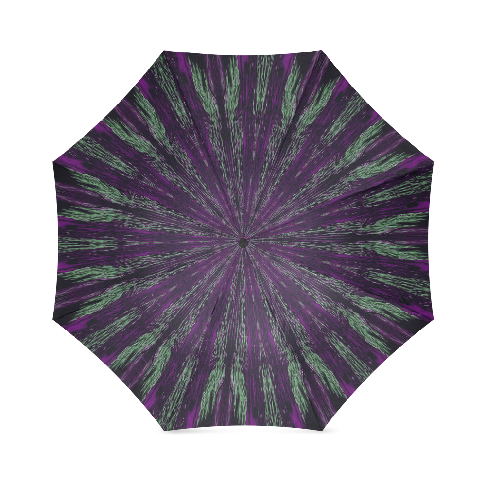 Wine Grape Print Pattern Automatic Foldable Umbrella