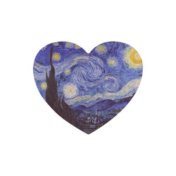 Vincent Van Gogh Starry Night Heart-shaped Mousepad