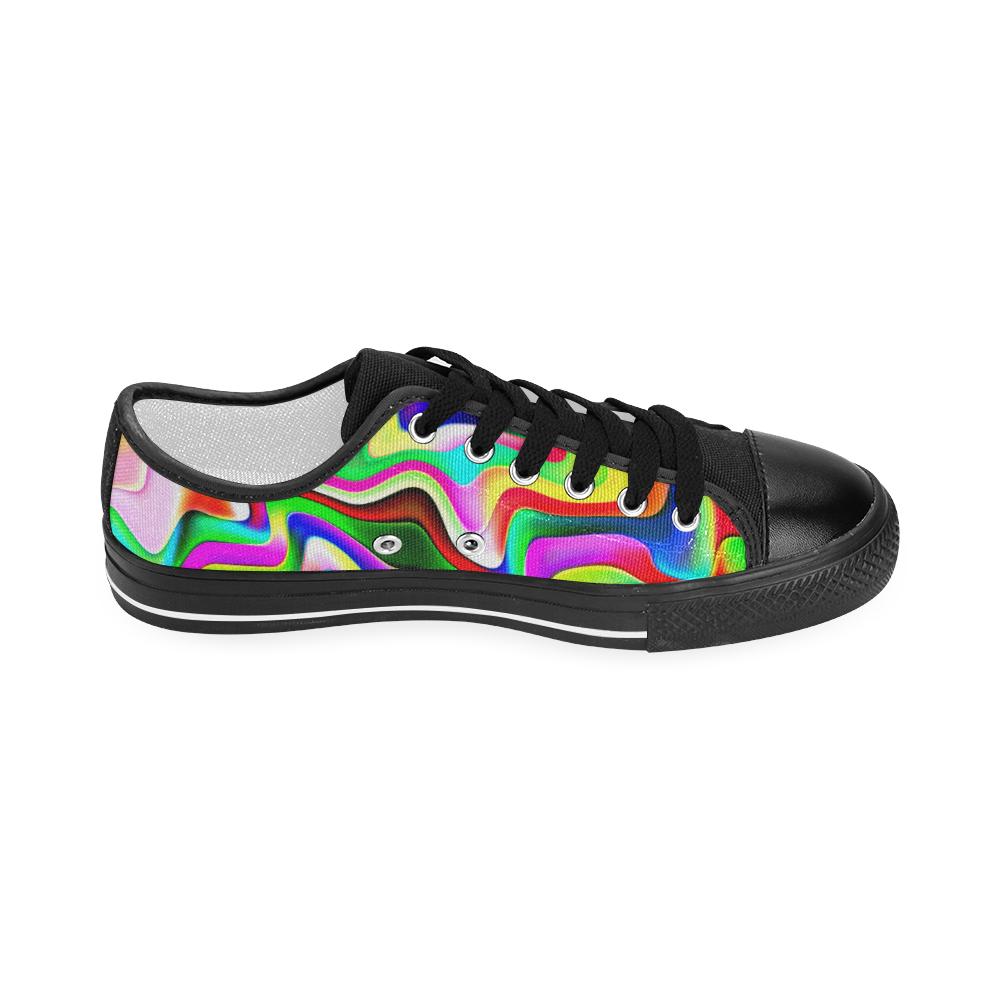 Irritation Colorful Dream Men's Classic Canvas Shoes (Model 018)