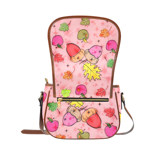 Popart Fall by Popart Lover Saddle Bag/Small (Model 1649) Full Customization