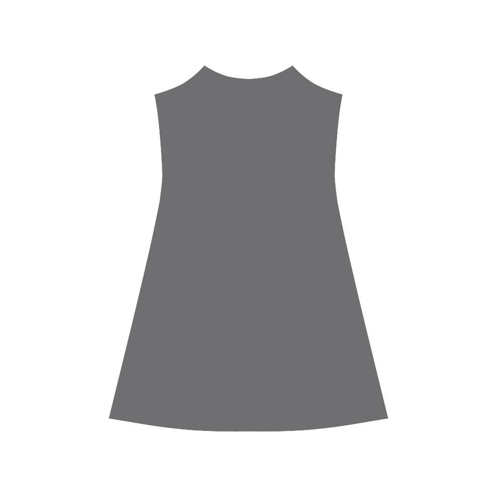 NEBULA DEEP GREY Alcestis Slip Dress (Model D05)