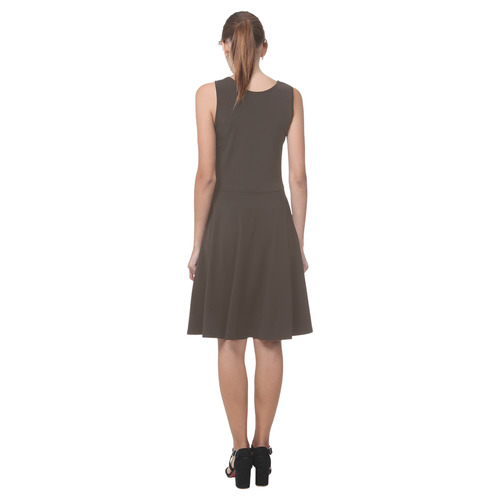 Brown Atalanta Casual Sundress(Model D04)