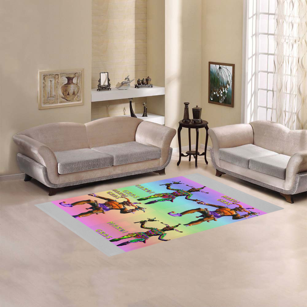 rAINBOW jESTERS Area Rug 5'x3'3''