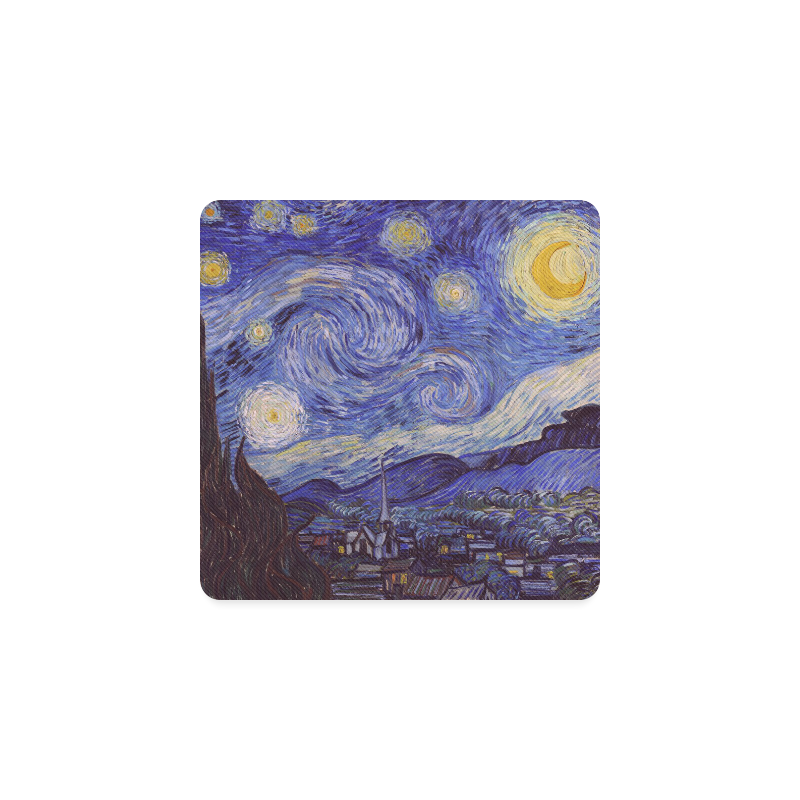 Vincent Van Gogh Starry Night Square Coaster