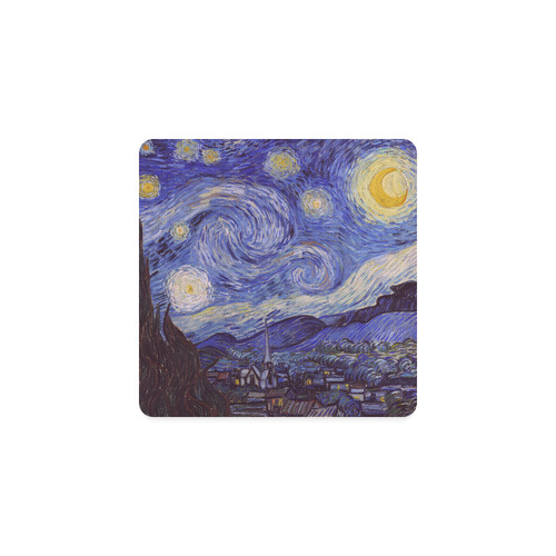 Vincent Van Gogh Starry Night Square Coaster