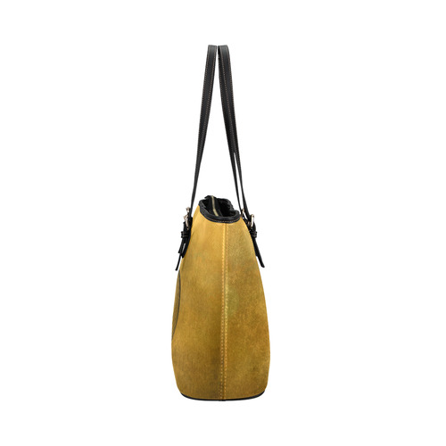 dreams of gold Leather Tote Bag/Large (Model 1651)