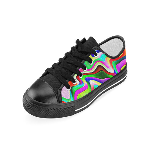 Irritation Colorful Dream Men's Classic Canvas Shoes (Model 018)