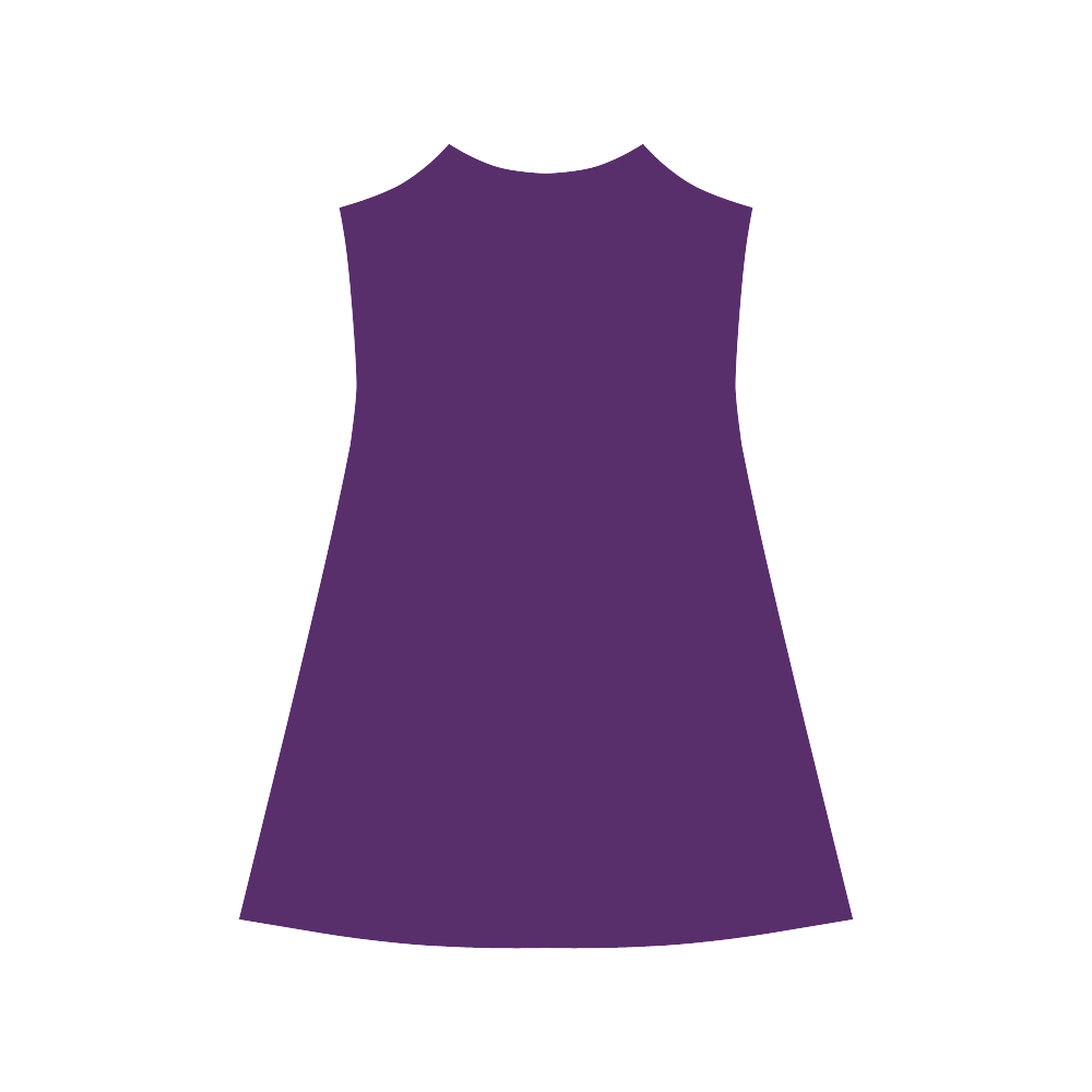 NEBULA DARK PURPLE Alcestis Slip Dress (Model D05)