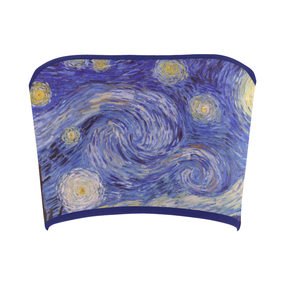 Vincent Van Gogh Starry Night Bandeau Top