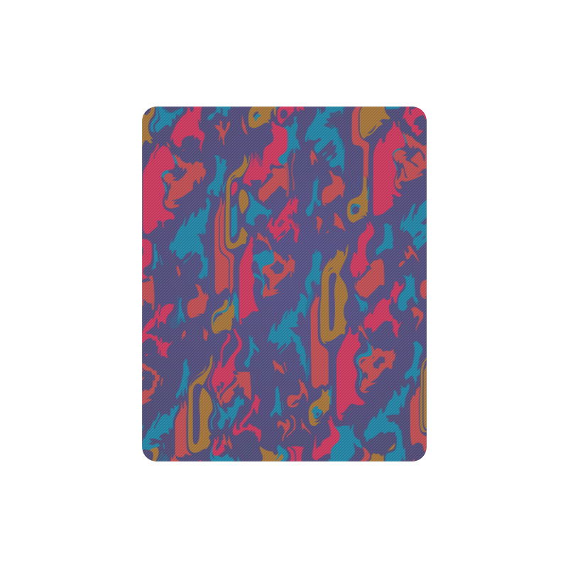Chaos in retro colors Rectangle Mousepad