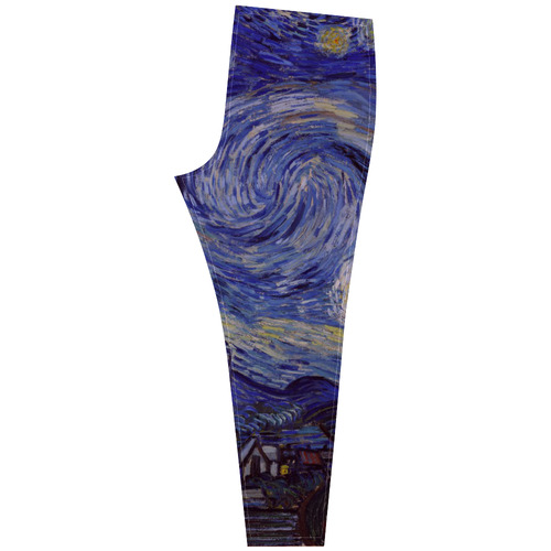 Vincent Van Gogh Starry Night Cassandra Women's Leggings (Model L01)