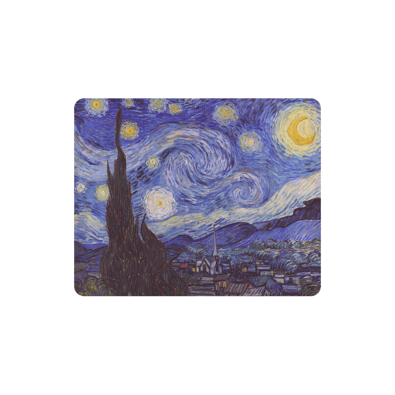 Vincent Van Gogh Starry Night Rectangle Mousepad