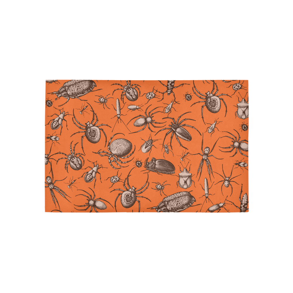 beetles spiders creepy crawlers insects halloween Area Rug 5'x3'3''