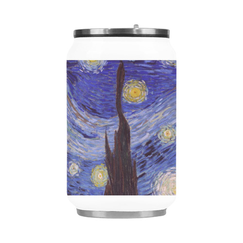 Vincent Van Gogh Starry Night Stainless Steel Vacuum Mug (10.3OZ)