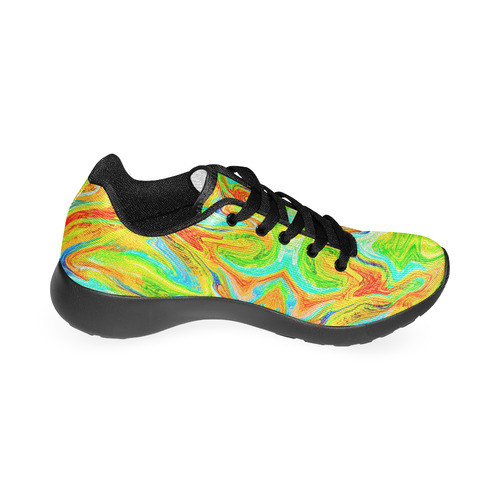 Multicolor Abtract Figure Men’s Running Shoes (Model 020)