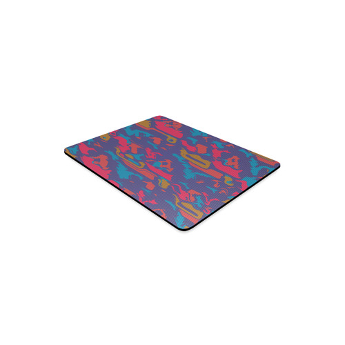 Chaos in retro colors Rectangle Mousepad