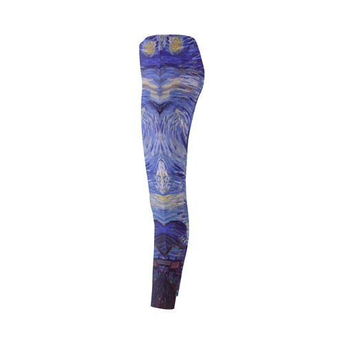 Vincent Van Gogh Starry Night Cassandra Women's Leggings (Model L01)