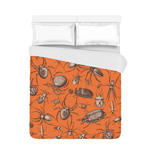 beetles spiders creepy crawlers insects halloween Duvet Cover 86"x70" ( All-over-print)