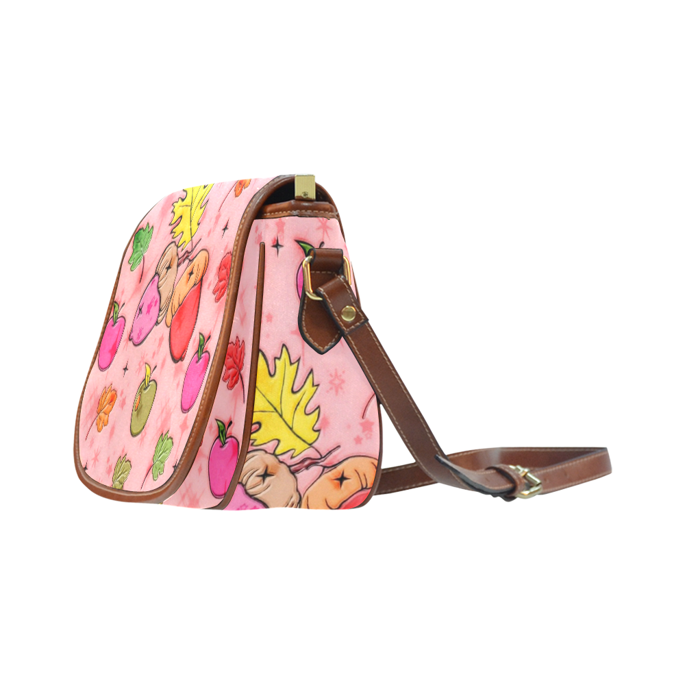 Popart Fall by Popart Lover Saddle Bag/Small (Model 1649) Full Customization