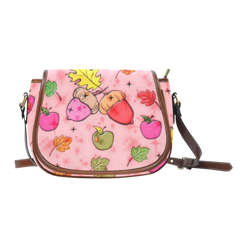 Popart Fall by Popart Lover Saddle Bag/Large (Model 1649)